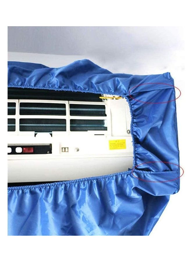 Waterproof Air Conditioner Cleaning Cover Blue - Image 3